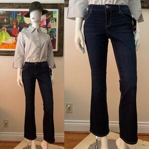 R JEANS Reitmans Women’s NWT Stretchy The Insider Boot Cut Zip Closure Jeans